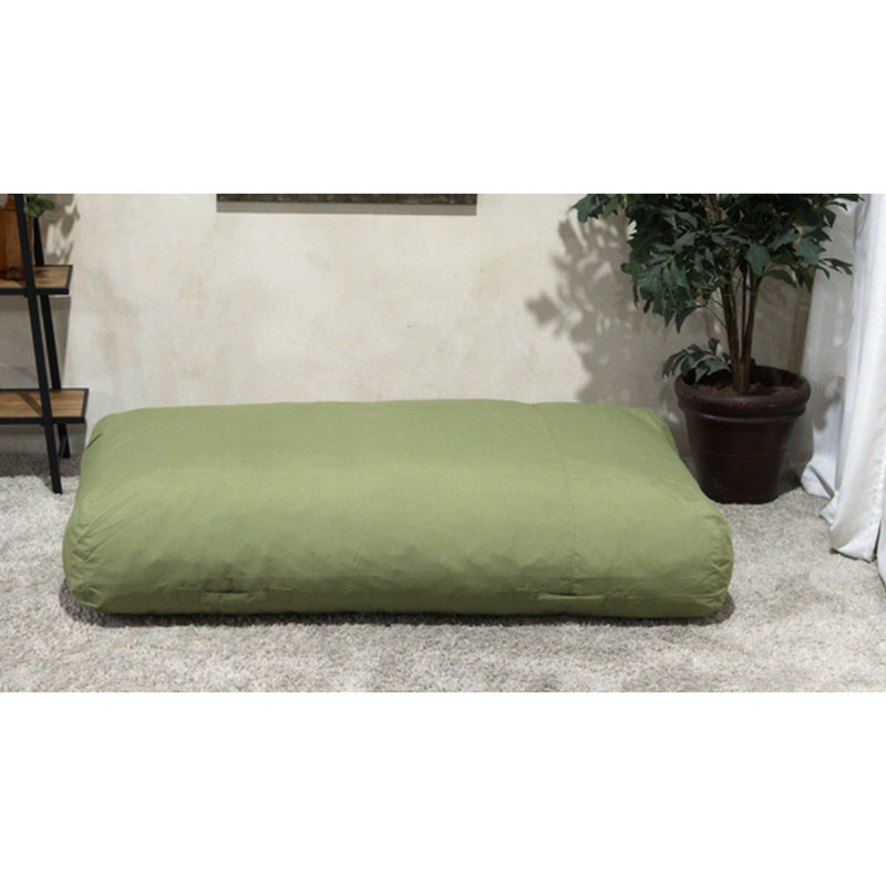 Fauteuil à billes 6 pi x 3 pi - Style moderne. Texture douce. Housse lavable amovible. Mousse remplie Conception. Rembourrage. Housse