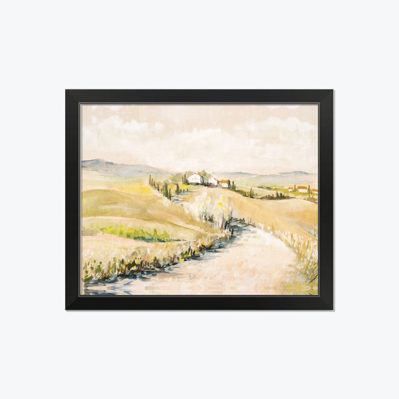 Tuscan Hillside - Peinture encadrée
