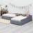 Upholstered Double Daybed With Trundle And Drawer-1289605675