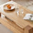 Modern Burlywood Solid Wood Rectangular Coffee Table