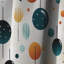 Motif scandinave Simplicity à pois II - Rideau occultant abstrait - 1 panneau-107551423