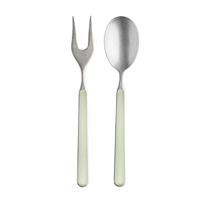 Fantasia Pewter Serving Set - Sage