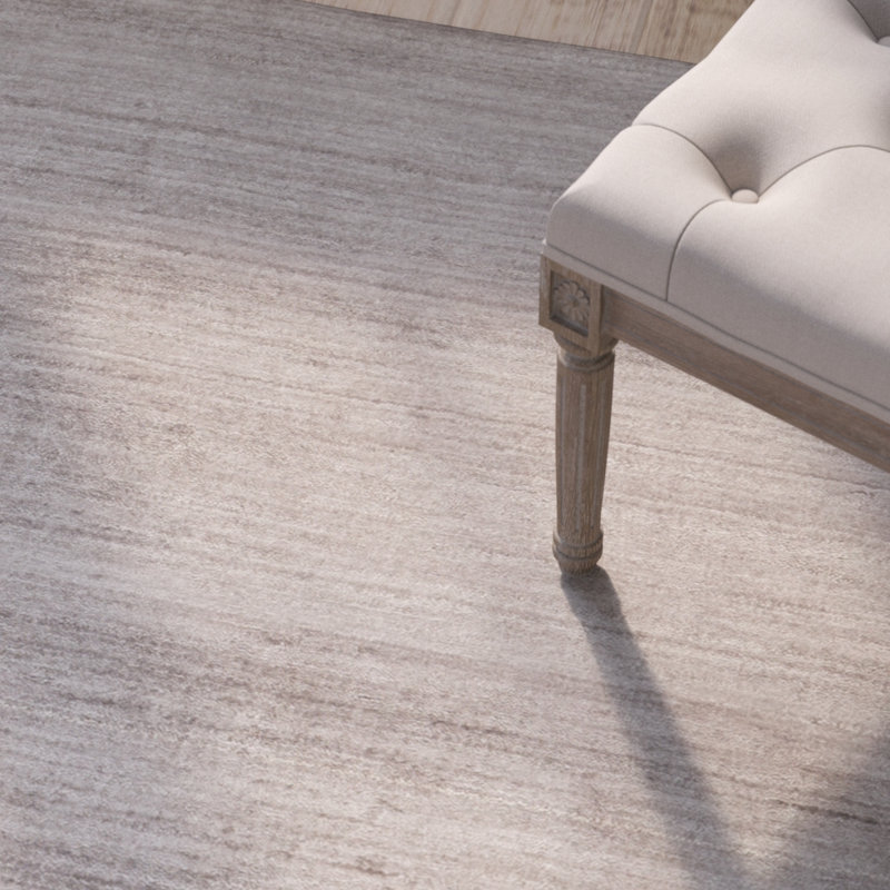 Viscose Indoor Rug, Rectangle 4' x 6'