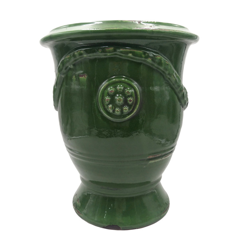 RUTHERFORD PLANTER, 16.5" H x 13.8" W x 13.8" D, Green