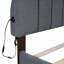 Lit plateforme tapissier avec rangement Spoten-831812324