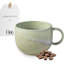 Villeroy & Boch - Tasse à espresso Alga Perlemor, 2 oz, porcelaine de qualité supérieure, fabriquée en Allemagne, va au lave-vaisselle et au micro-ondes, vert
