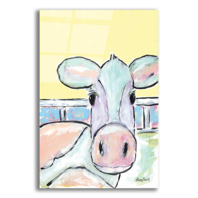 " Moo Moo " by Roey Ebert, 16" H x 12" W x 0.13" D