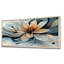 Jacaury turquoise Dahlia fleurs en couches I - art mural Dahlia pour le salon-672018282-648613709-672018287