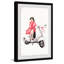 « le scooter photo », impression encadrée-62732037