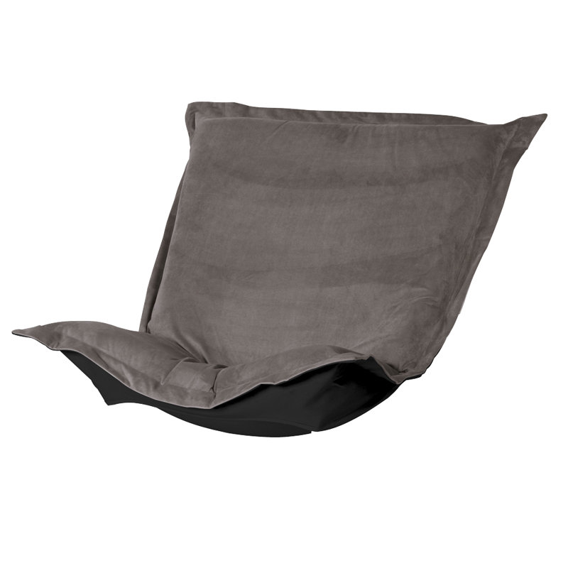 Azaria Outdoor Dining Chair Cushion, Bella Pewter
