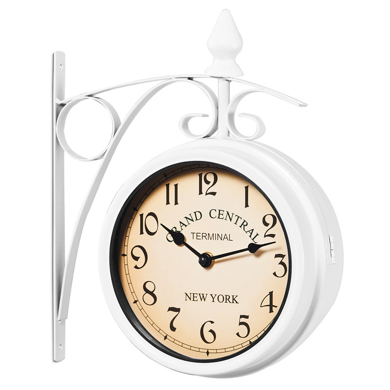 Lily 17Cm Silent Wall Clock, White