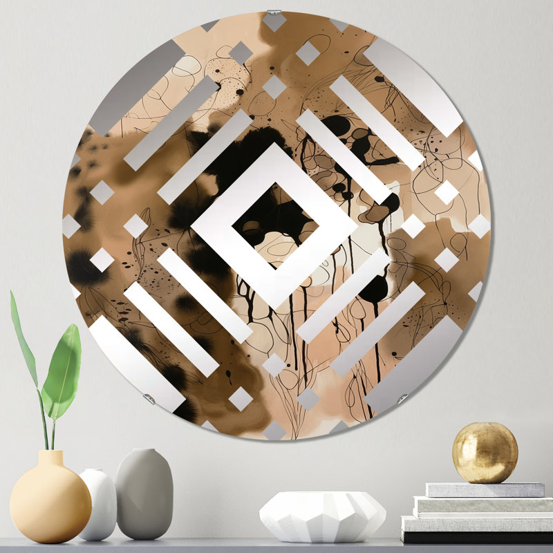Miroir décoratif Caellin - Diamond, 23,6 po x 23,6 po