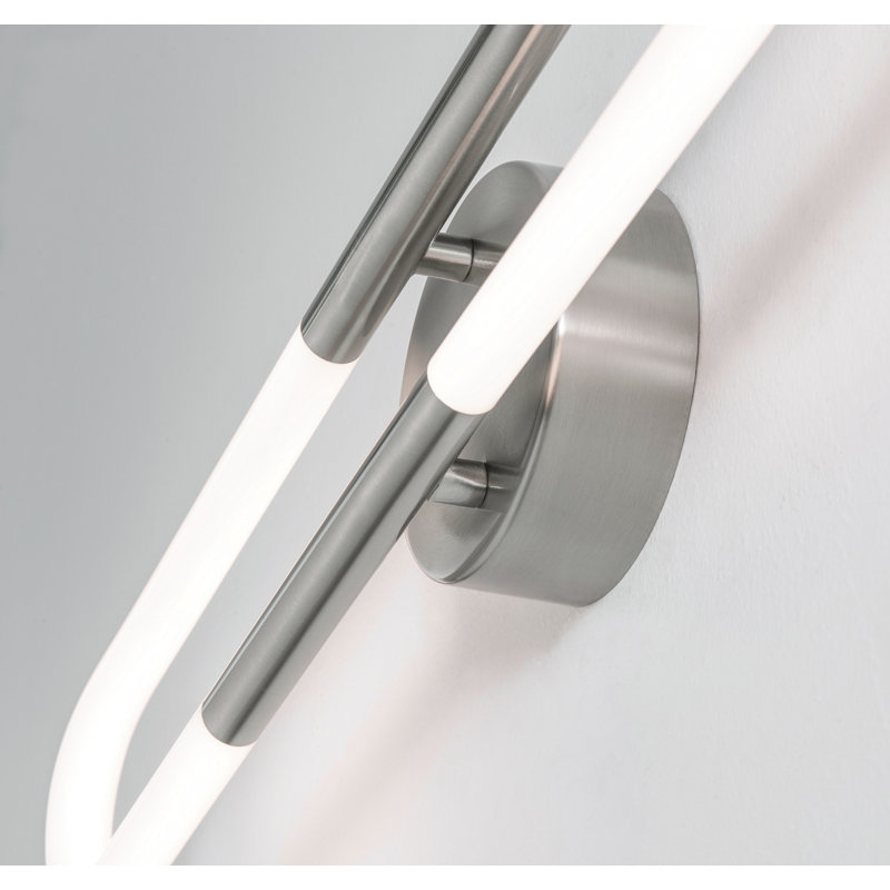 Adel 24'' LED Vanity, Satin Nickel