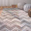 Tapis brun / beige en laine / coton touffeté à la main Airionna-790547594