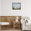 Toile flottante encadrée "White Barn with Clouds" par White Ladder-484414388-484414390