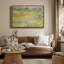 Sunlit Meadow Landscape with Soft Impressionist, impression encadrée-1851055009-1851055008