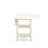 5 Piece Dining Table Set Includes A Mid Century Modern Dining Table and 4 Willow Green Polyester Fabric Dinning Chairs, Linen White-327516969