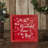 Higher Glory It's The Most Wonderful Time Red Wall Hanging Sign 11x11