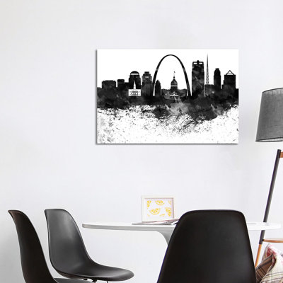 Saint Louis Skyline - Wrapped Canvas Painting