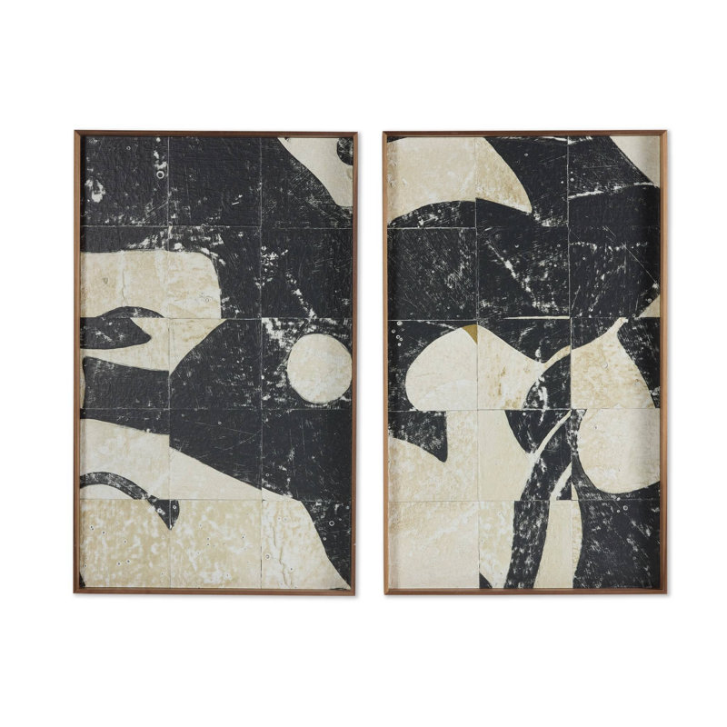 Fragment Diptych Set by Douglas Galloway, 30" H x 24" W x 2" D