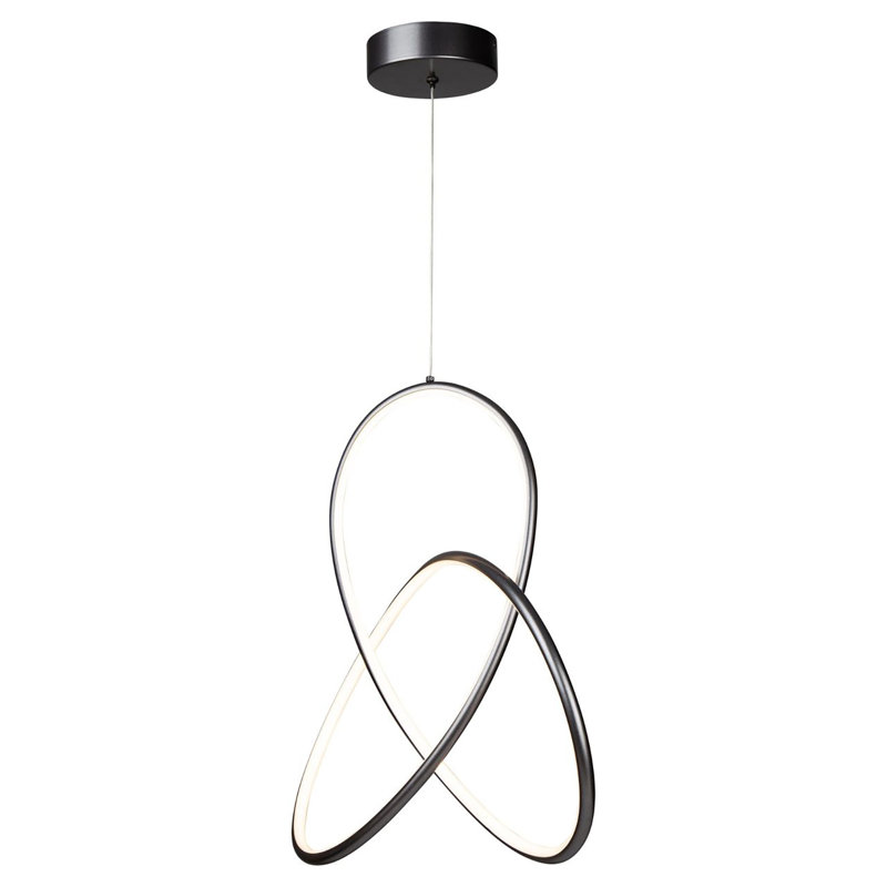 1 - Light Grey LED Unique/Statement Pendant