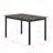 Faux Marble Top Metal Frame Table