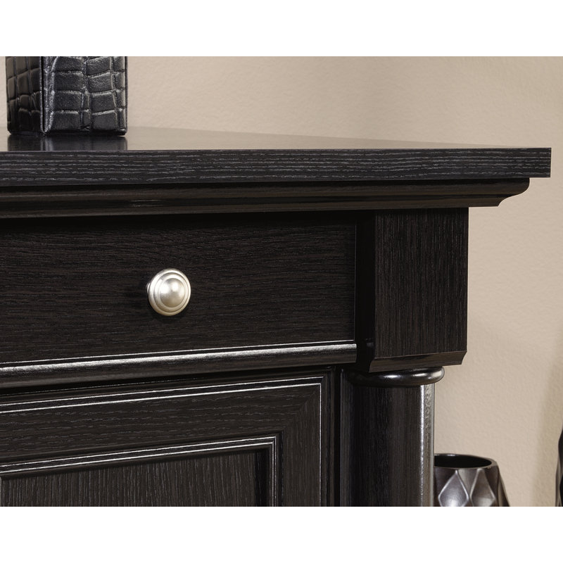 Palladia L-Shaped Computer Desk, Black