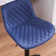 Zager Swivel Adjustable Height Bar Stool Leather Barstools Upholstered Counter Stools Round Base