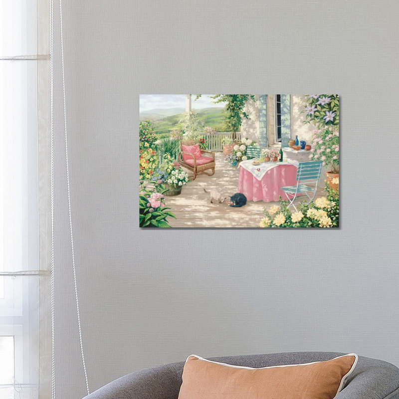 Brunch by Peter Motz - Wrapped Canvas Panoramic Painting, 66.04 cm H x 45.72 cm W x 3.175 cm D