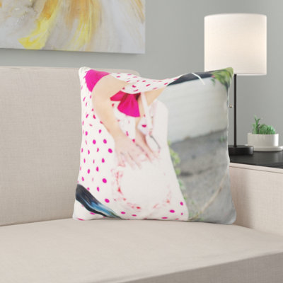 Coussin décoratif femme rétro