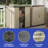 Edrosie Inc 35.4'' W Water Resistant Resin Lockable Deck Box in Light Gray-99374573