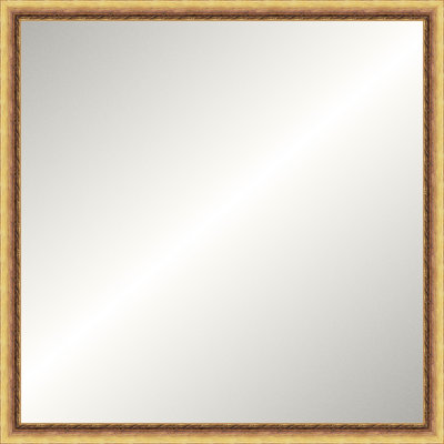 Distressed Gold Old World Mirror