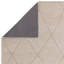 Ekta Geo Machine Woven Flatweave Cream Area Rug-671618632