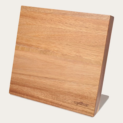 Zyliss Universal Wood Magnetic Knife Block - Brown