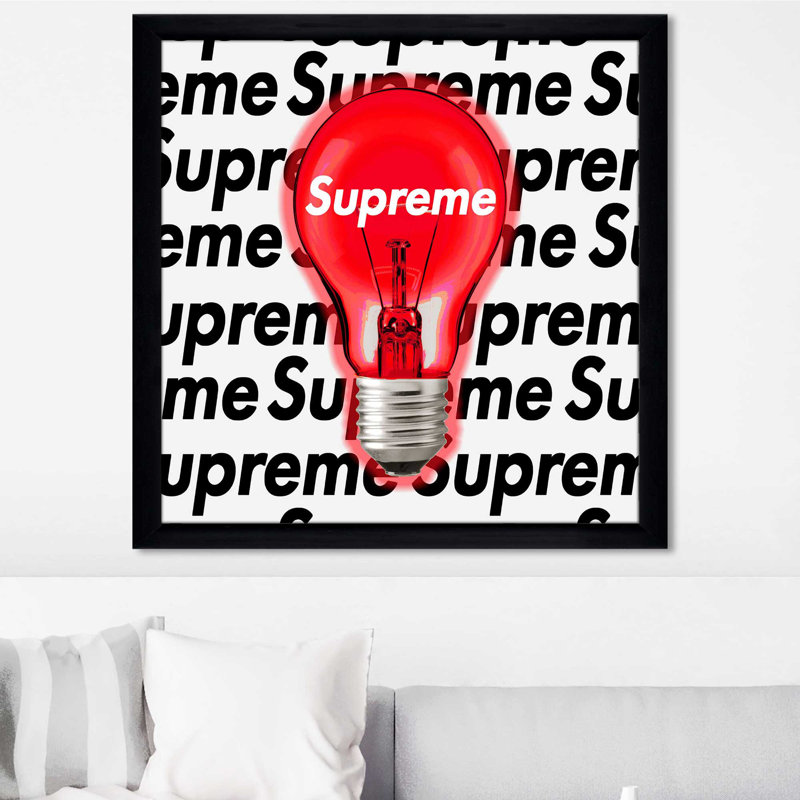 " Supreme Idea (Square) " by By Jodi, Black Framed, 37.5" H x 37.5" W x 1" D