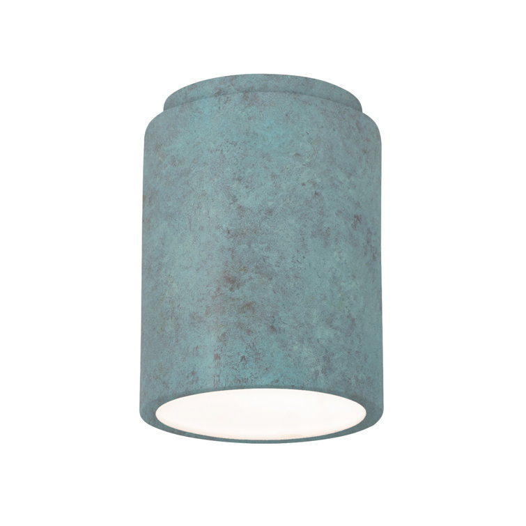 Sumatra Single Light Ceramic Flush Mount