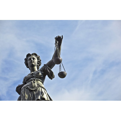 Dioseline Statue of Lady Justice - Photographie sur toile tendue