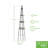 Mckayla 61 in. H x 13 in. W Iron Obelisk Trellis