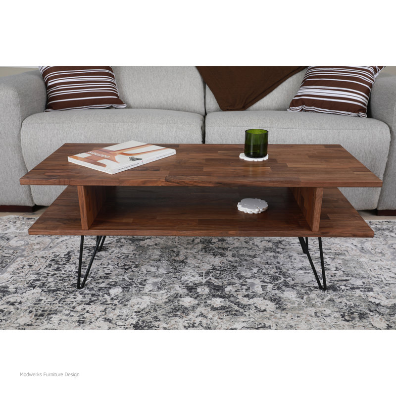 Annazette Solid Wood Coffee Table