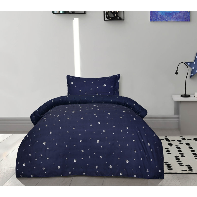 Microfiber Abstract Duvet Cover Set with Pillowcases, Single Duvet Cover Set + 1 Standard Pillowcase