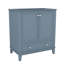 Meuble-lavabo sur pied de 30 po sans lavabo, armoire de salle de bain autoportante en bois avec 2 portes et tiroir pour la salle de bain-165792842