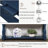 Hallway Table, 63" With 3 Drawers. Navy Blue, Solid Wood Legs, Stable Structure, Easy Installation 63inch Long Console Table. Pine Ample Storage Space, Quick Assembly Process