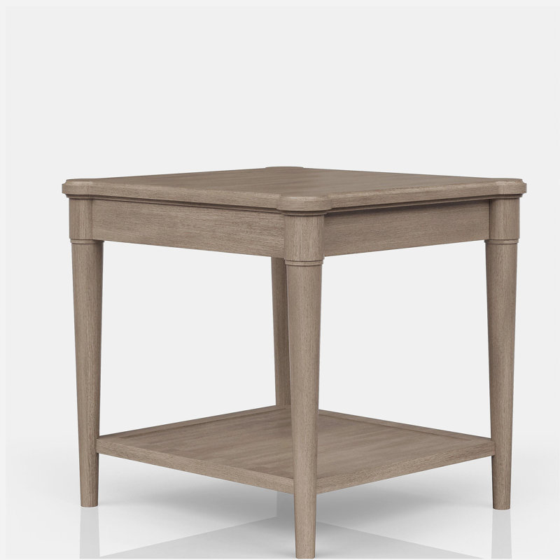 Sanded End Table With Storage Drawer, Sand