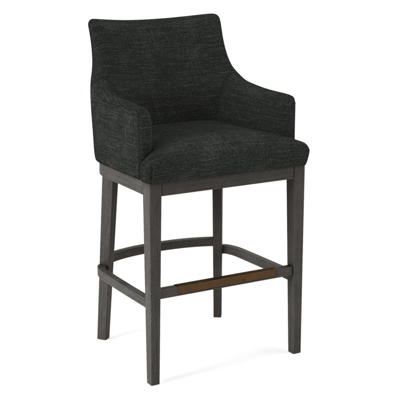 Upholstered Stool, 61606-88, Espresso