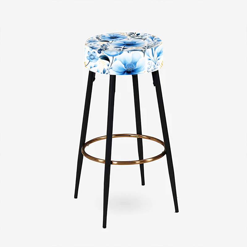 Ensemble de 2 tabourets de bar Watercolor Whimsy