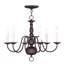Lustre classique à 6 lumières de style bougie Benedetto-62820052-28328523