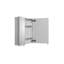 610mm W 610mm H Surface Frameless Medicine Cabinet Mirror 2 Adjustable