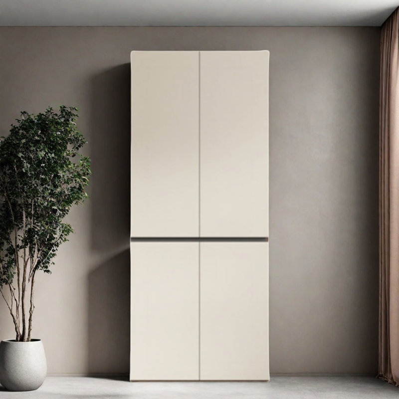 Simple Solid Colour Wardrobe, 78.74" H x 31.5" W x 23.62" D