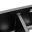 Belfry Kitchen Kocher 475mm W Double Bowl Quartz Undermount Kitchen Sink with 1 Faucet Hole