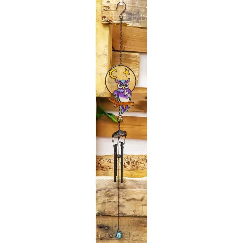 Carillon Brilea Whimsical Forest Wise Owl